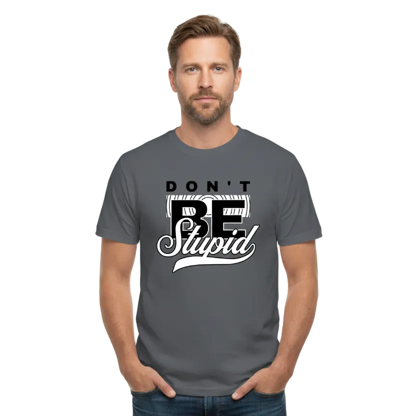 Don't Be Stupid Herr Studiobild - Händer i fickor