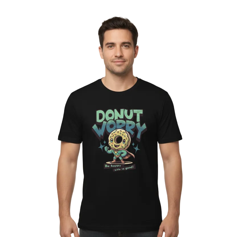 Donut Worry Herr Studiobild - Avslappnade armar