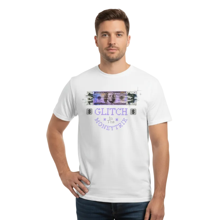 Glitch Money Trap Herr Studiobild - Hand på höft