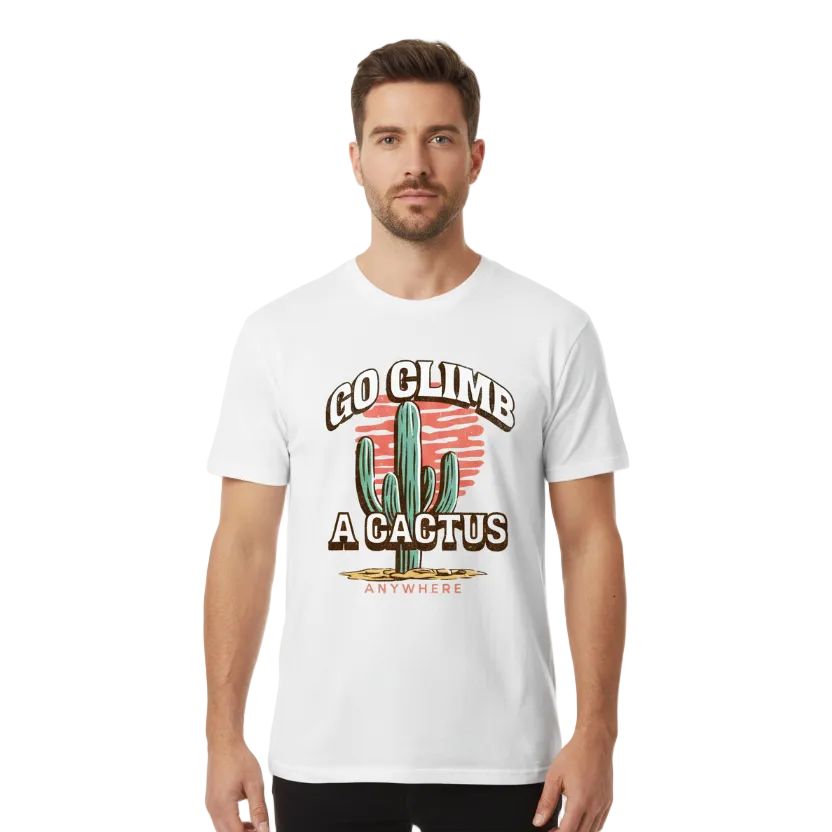 Go Climb a Cactus Herr Studiobild - Avslappnade armar