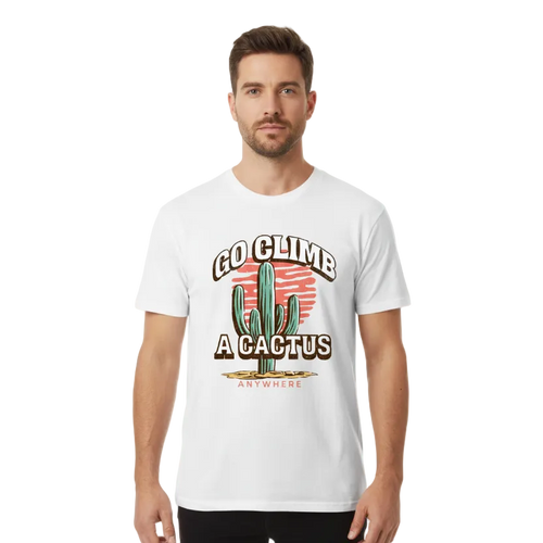 Go Climb a Cactus Herr Studiobild - Avslappnade armar