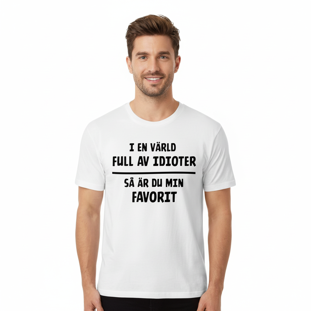 Idiot t-shirt alternativ 1