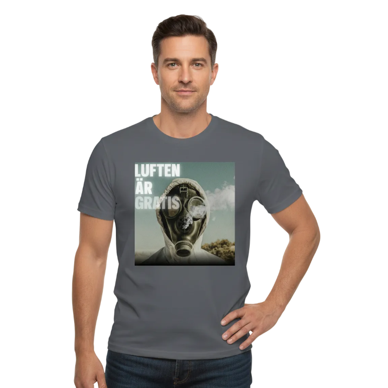 Luften är gratis Studiobild - Hand på höft