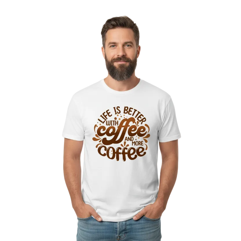 More Coffee Herr Studiobild - Händer i fickor