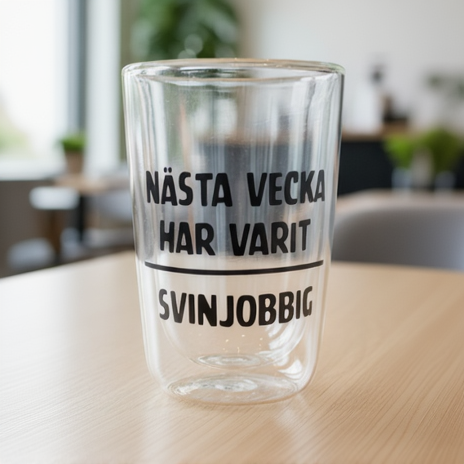 Nästa vecka har varit svinjobbig - Ljus cafémiljö