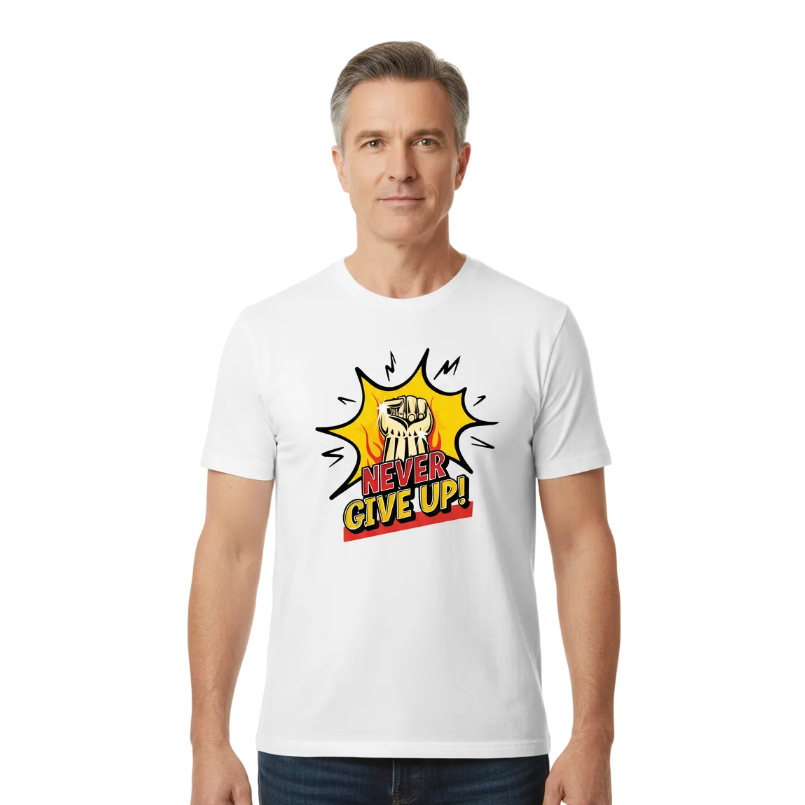 Never Give Up Studiobild - Avslappnade armar